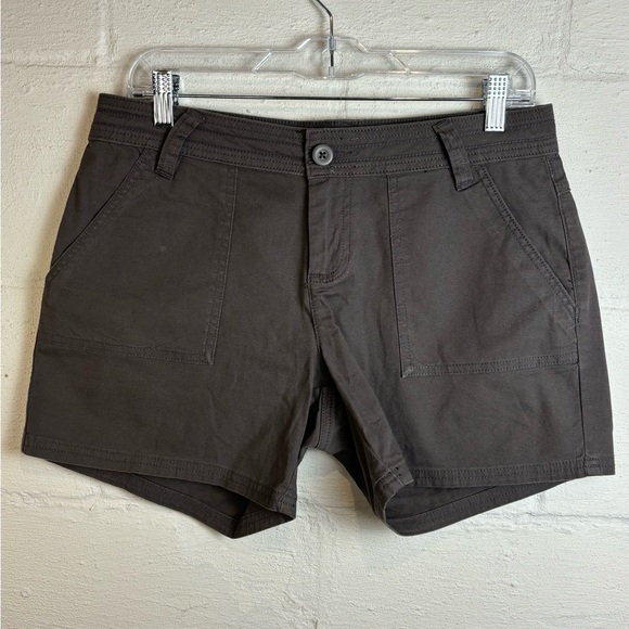Prana Woman’s Brown Sporty Casual Summer Hiking Outdoors Activewear Shorts Sz 6 - Picture 1 of 6